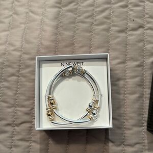 Nine West Gold and Silver Bracelet Set